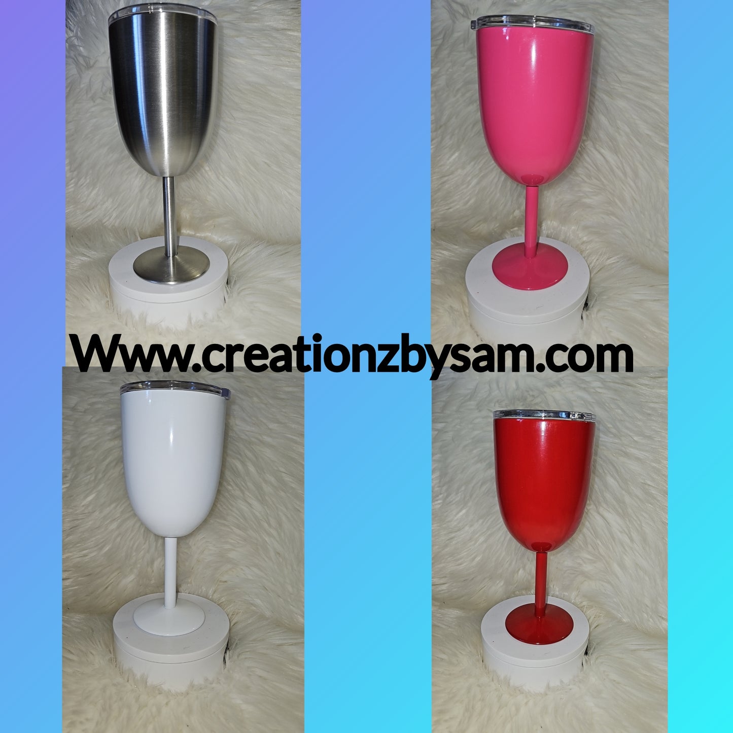 10 oz Stainless Steel Wine Glass