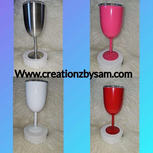 10 oz Stainless Steel Wine Glass